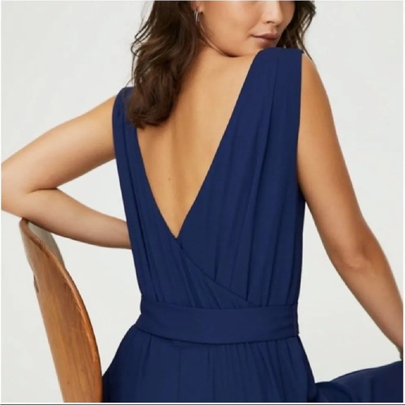 Babaton Maximillian Navy Blue Jumpsuit *Like New* - Picture 3 of 5